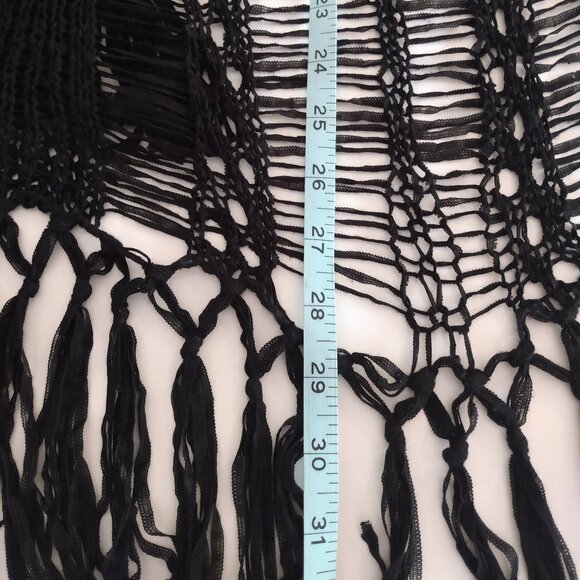 Umgee Kimono Size M / L Duster Topper Coverup Open Front Cardigan Crochet Knit - Picture 16 of 16